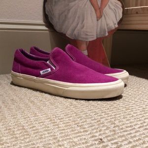 Vans Suede Slip Ons